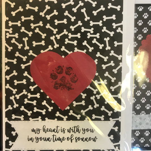 Pet sympathy cards