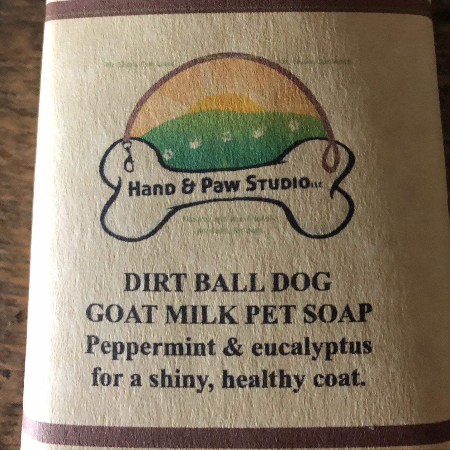 Dog goat milk pet soap