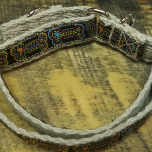 Hemp Martingale Collar Small