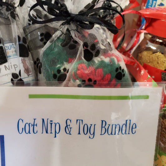 Christmas Cat Gift Basket