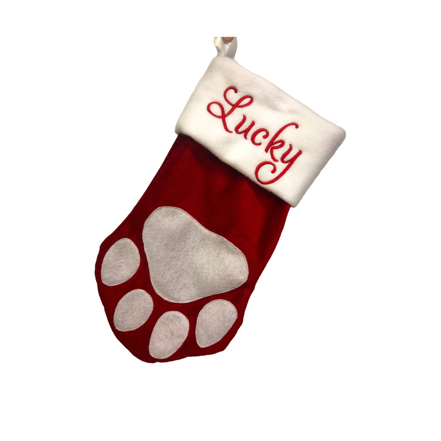 Christmas Paw Stocking